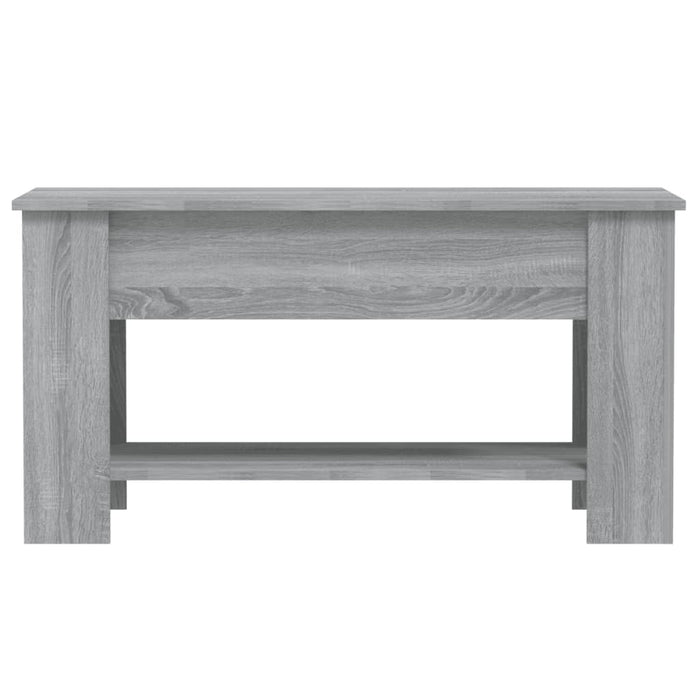 Tavolino da Salotto Grigio Sonoma 101x49x52cm Legno Multistrato 819273