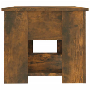 Tavolino da Salotto Rovere Fumo 79x49x41cm in Legno Multistrato 819275