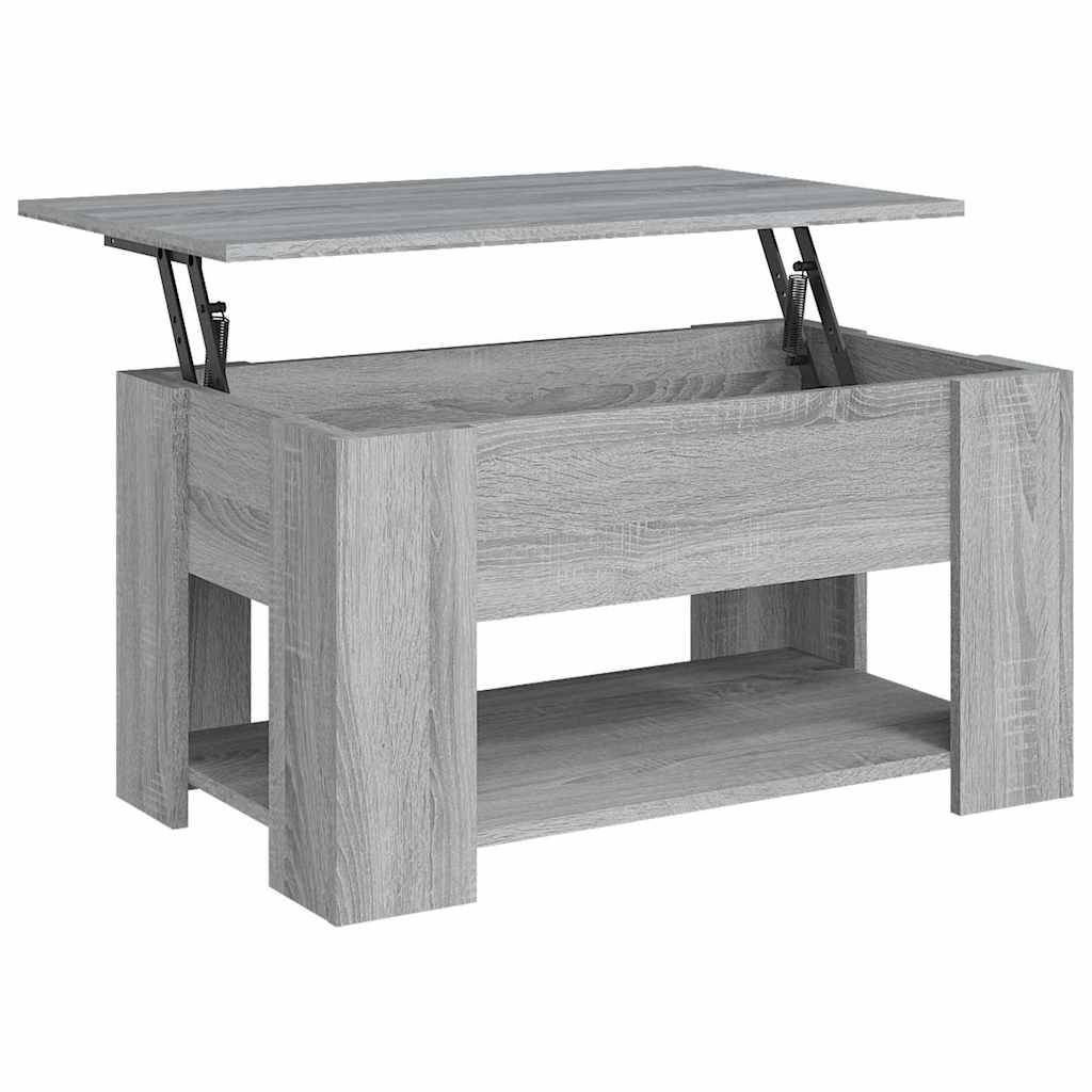 Tavolino da Salotto Grigio Sonoma 79x49x41 cm Legno Multistrato cod mxl 12532