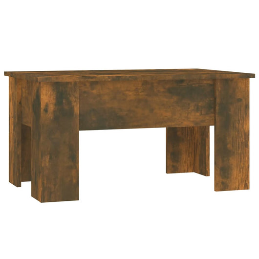 Tavolino da Salotto-Tavolino da soggiorno-Tavolo Rovere Fumo 79x49x41cm in Legno Multistrato 923921