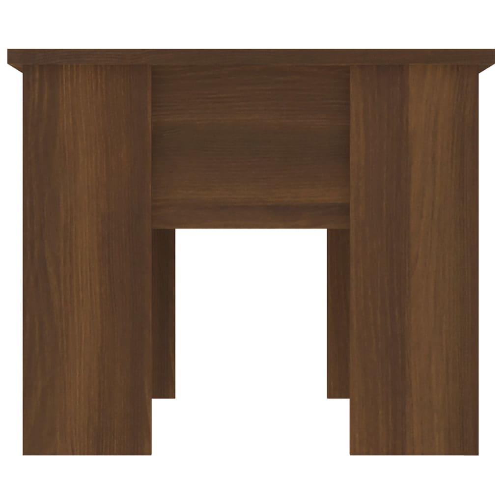 Tavolino da Salotto Rovere Marrone 79x49x41cm Legno Multistrato cod mxl 17839