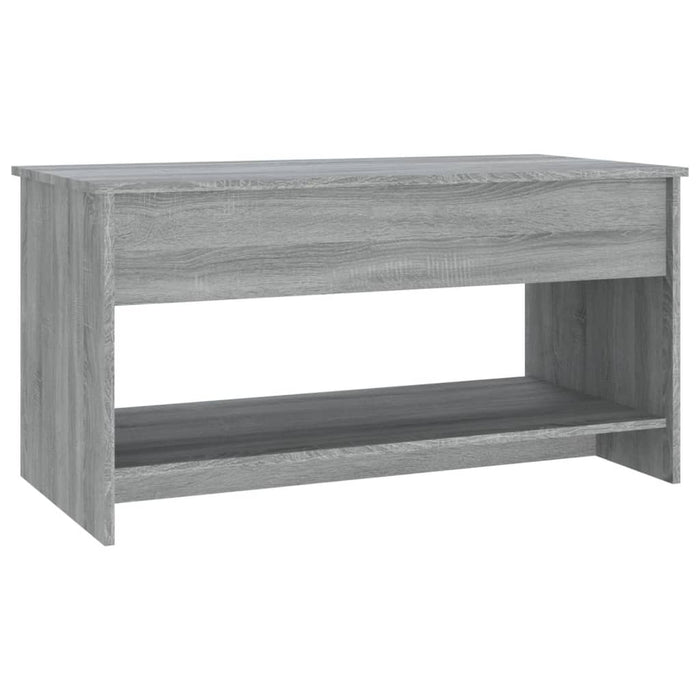 Tavolino Salotto Grigio Sonoma 102x50x52,5 cm Legno Multistrato cod mxl 16723