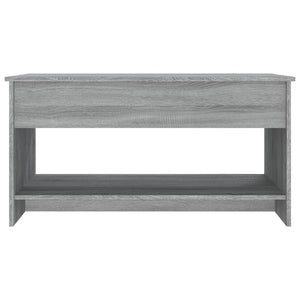 Tavolino Salotto Grigio Sonoma 102x50x52,5 cm Legno Multistrato cod mxl 16723