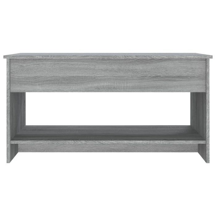 Tavolino Salotto Grigio Sonoma 102x50x52,5 cm Legno Multistrato 819291