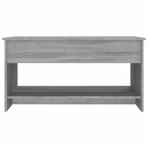 Tavolino Salotto-Tavolino da soggiorno-Tavolo Grigio Sonoma 102x50x52,5 cm Legno Multistrato