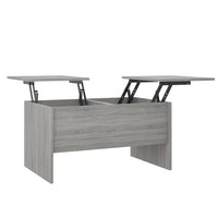 Tavolino Salotto Grigio Sonoma 80x50x42,5 cm Legno Multistrato cod mxl 20747