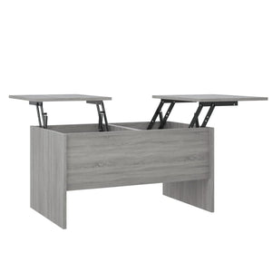 Tavolino Salotto Grigio Sonoma 80x50x42,5 cm Legno Multistrato cod mxl 20747