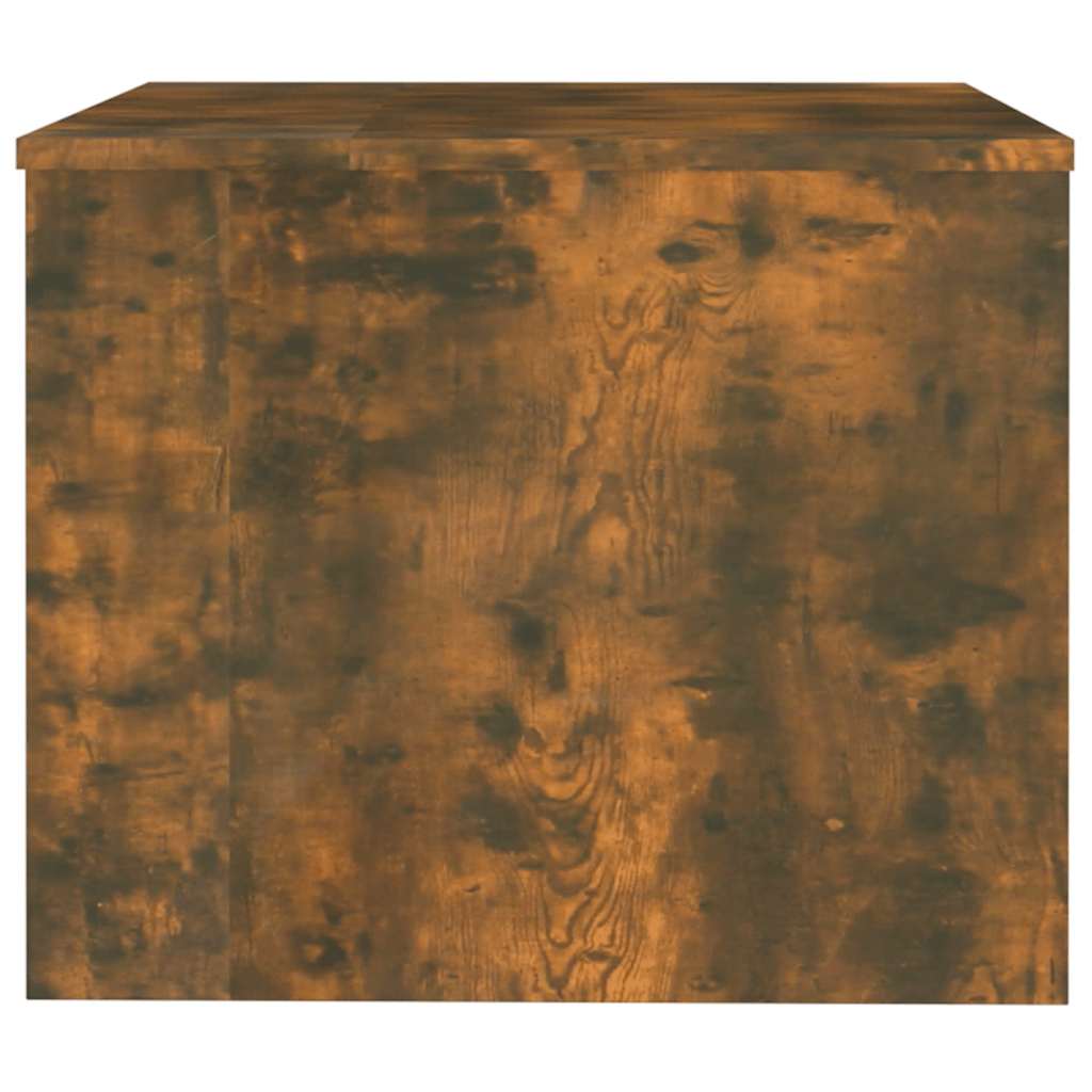 Tavolino da Salotto Rovere Fumo 80x50x40 cm Legno Multistrato