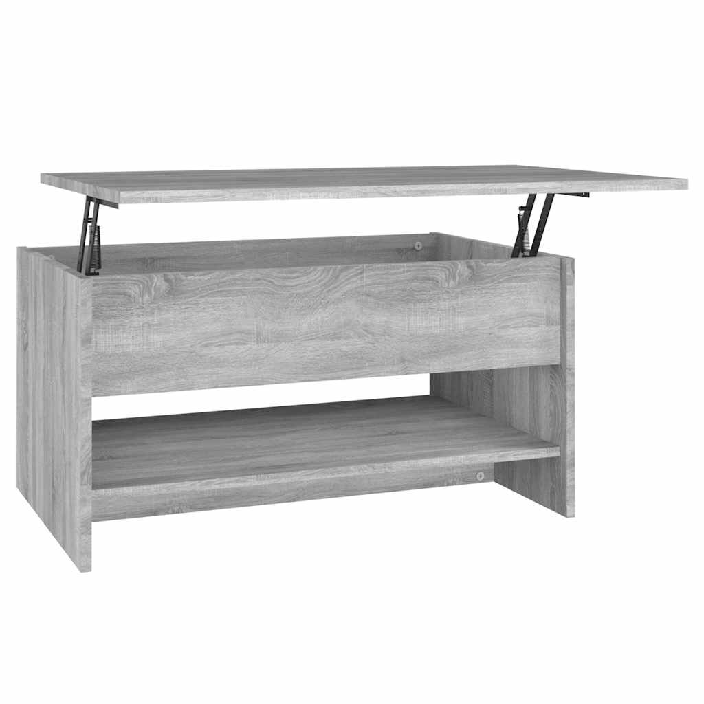 Tavolino da Salotto Grigio Sonoma 80x50x40 cm Legno Multistrato cod mxl 12287