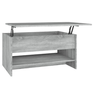 Tavolino da Salotto Grigio Sonoma 80x50x40 cm Legno Multistrato 819297
