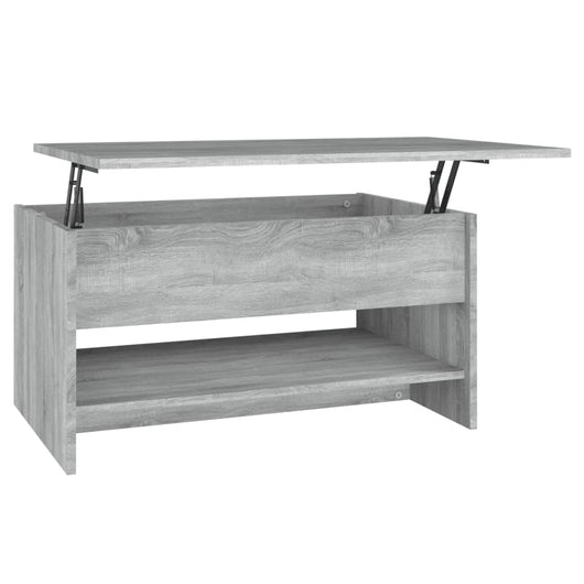 Tavolino da Salotto Grigio Sonoma 80x50x40 cm Legno Multistrato 819297