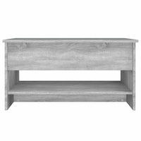 Tavolino da Salotto Grigio Sonoma 80x50x40 cm Legno Multistrato cod mxl 12287