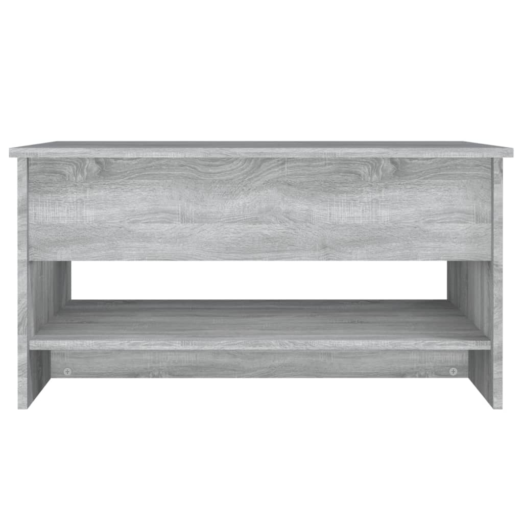 Tavolino da Salotto Grigio Sonoma 80x50x40 cm Legno Multistrato 819297