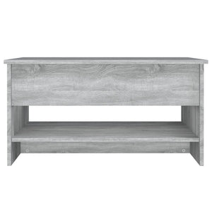 Tavolino da Salotto Grigio Sonoma 80x50x40 cm Legno Multistrato 819297