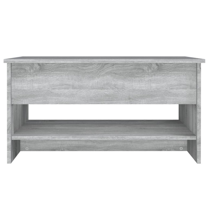 Tavolino da Salotto Grigio Sonoma 80x50x40 cm Legno Multistrato 819297
