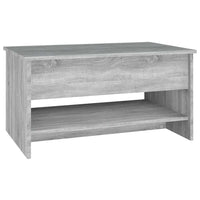 Tavolino da Salotto Grigio Sonoma 80x50x40 cm Legno Multistrato cod mxl 12287