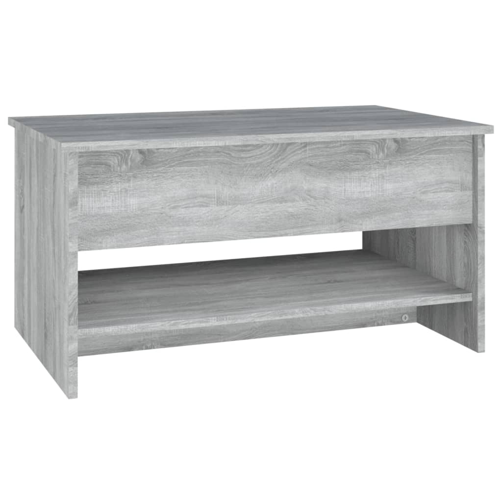 Tavolino da Salotto Grigio Sonoma 80x50x40 cm Legno Multistrato 819297