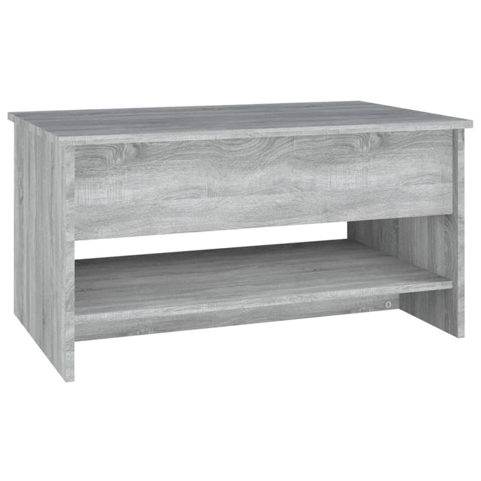 Tavolino da Salotto Grigio Sonoma 80x50x40 cm Legno Multistrato 819297