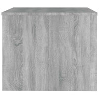Tavolino da Salotto Grigio Sonoma 80x50x40 cm Legno Multistrato cod mxl 12287