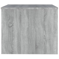 Tavolino da Salotto Grigio Sonoma 80x50x40 cm Legno Multistrato 819297