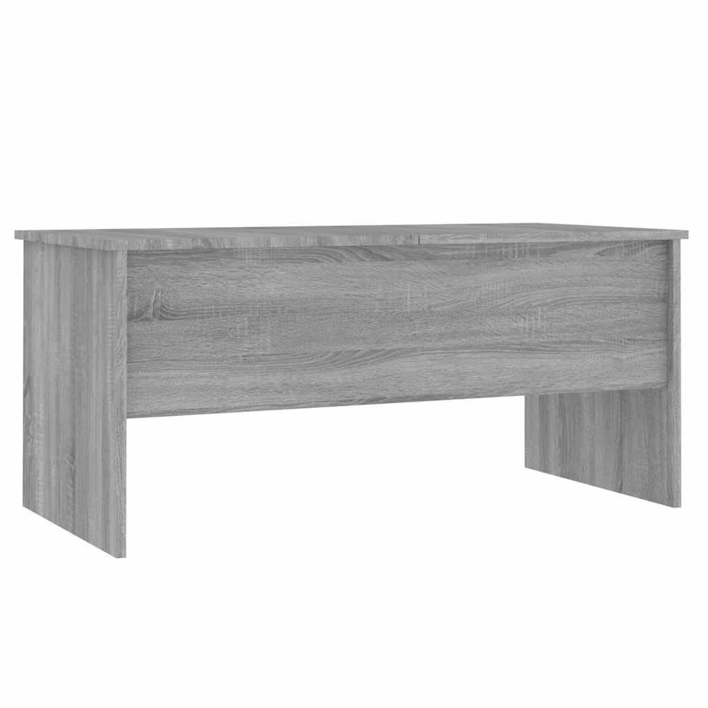 Tavolino Grigio Sonoma 102x50,5x46,5 cm in Legno Multistrato cod mxl 7710