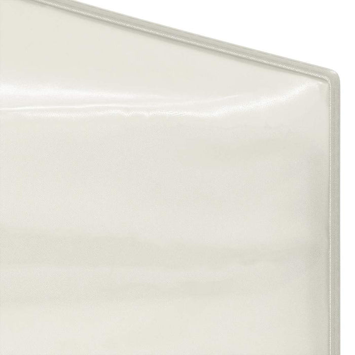 Tenda per Feste Pieghevole con Pareti Laterali Crema 2x2 m