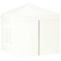 Tenda per Feste Pieghevole con Pareti Laterali Bianco 2x2 m cod mxl 38336