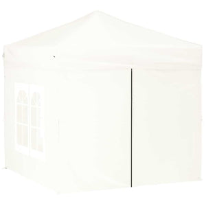 Tenda per Feste Pieghevole con Pareti Laterali Bianco 2x2 m cod mxl 38336