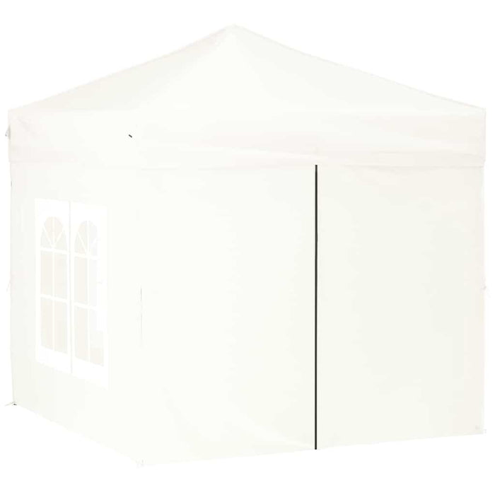 Tenda per Feste Pieghevole con Pareti Laterali Bianco 2x2 m cod mxl 38336