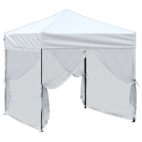 Tenda per Feste Pieghevole con Pareti Laterali Bianco 2x2 m 93510