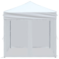 Tenda per Feste Pieghevole con Pareti Laterali Bianco 2x2 m 93510