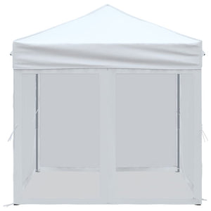 Tenda per Feste Pieghevole con Pareti Laterali Bianco 2x2 m 93510