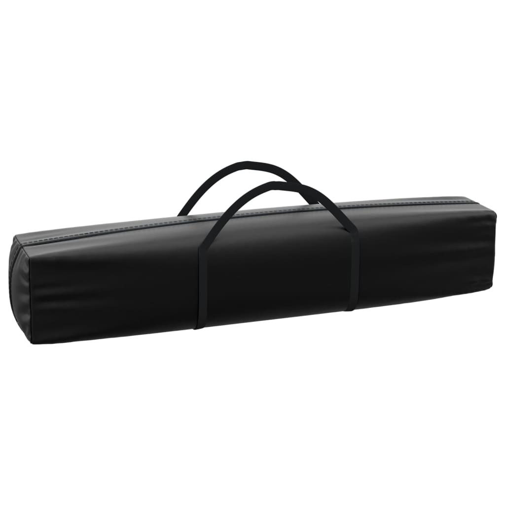 Tenda per Feste Pieghevole con Pareti Laterali Nero 2x2 m