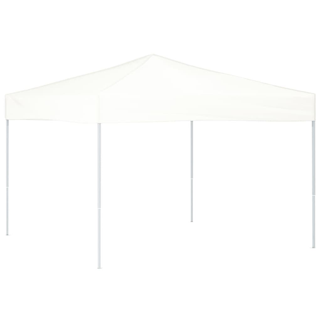 Tenda per Feste Pieghevole Bianca 3x3 m