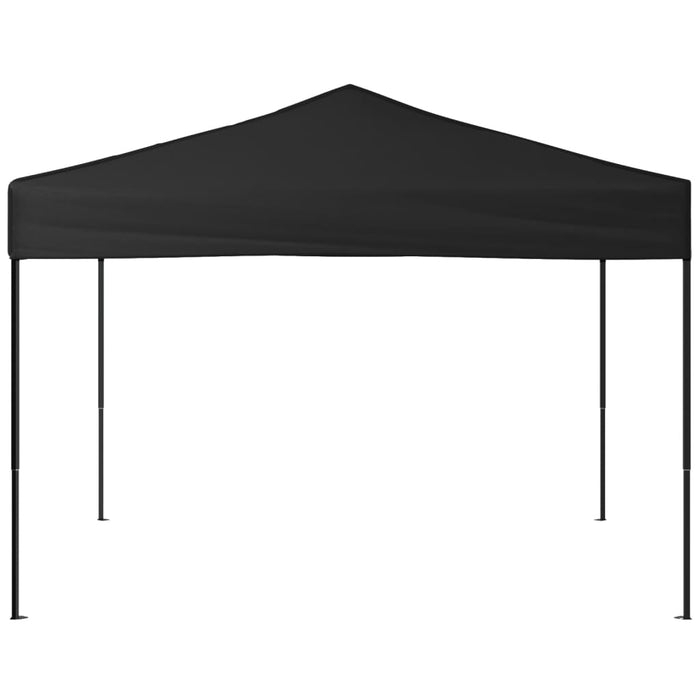 Tenda per Feste Pieghevole Nera 3x3 m