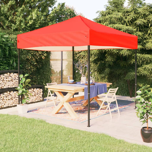 Tenda per Feste Pieghevole Rossa 3x3 m 93520