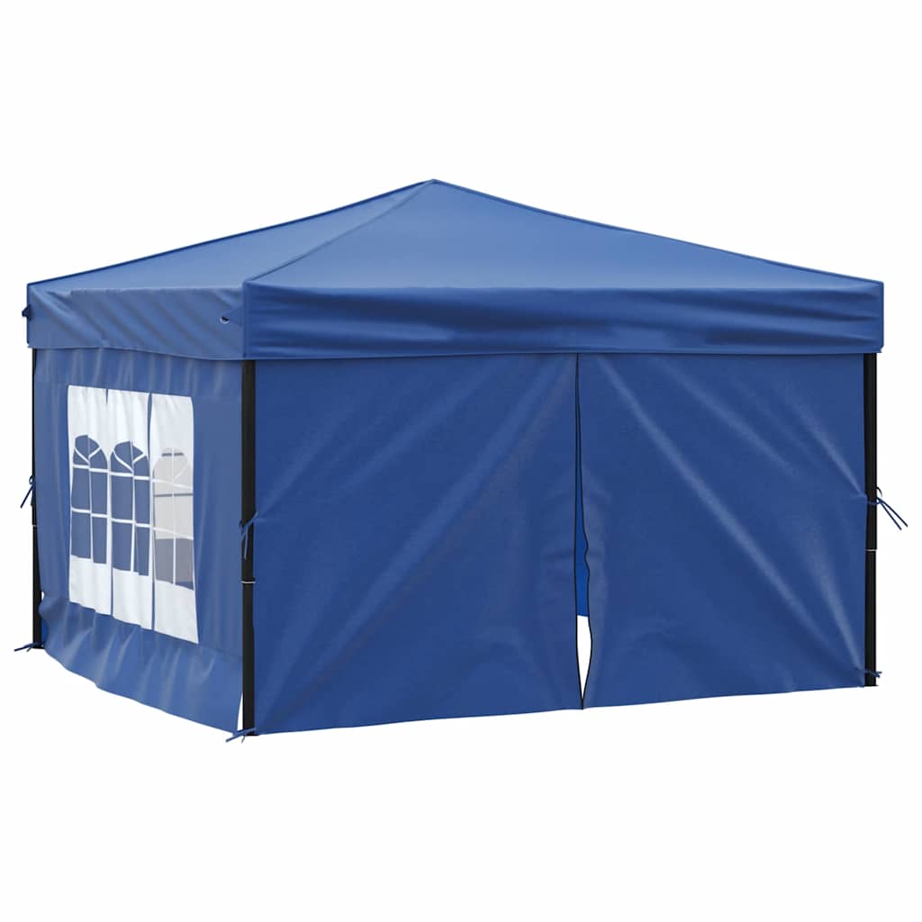 Tenda per Feste Pieghevole con Pareti Laterali Blu 3x3 m 93521