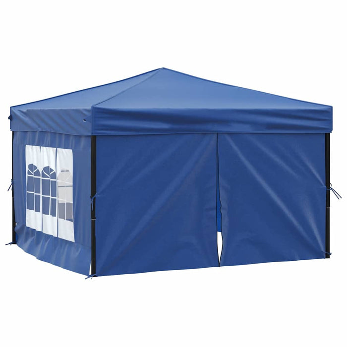 Tenda per Feste Pieghevole con Pareti Laterali Blu 3x3 m 93521