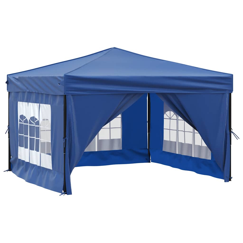 Tenda per Feste Pieghevole con Pareti Laterali Blu 3x3 m 93521