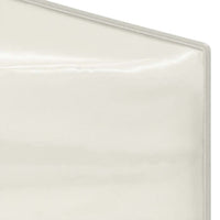 Tenda per Feste Pieghevole con Pareti Laterali Crema 3x3 m