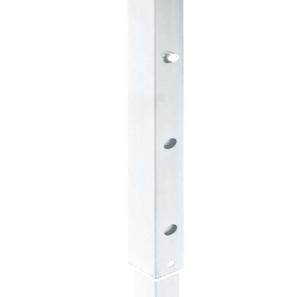 Tenda per Feste Pieghevole con Pareti Laterali Crema 3x3 m