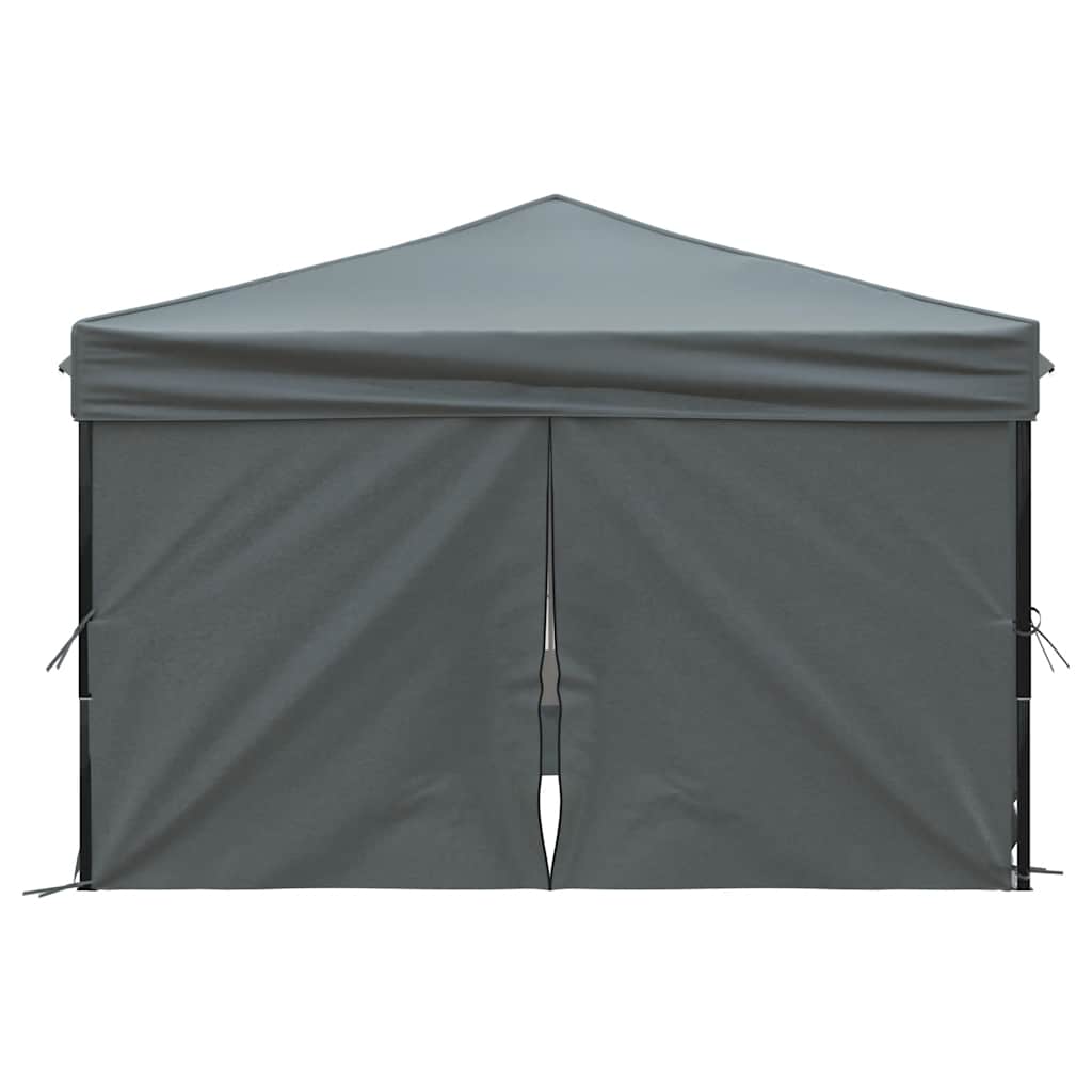 Tenda per Feste Pieghevole con Pareti Laterali Antracite 3x3 m 93523