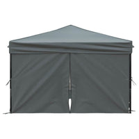 Tenda per Feste Pieghevole con Pareti Laterali Antracite 3x3 m 93523