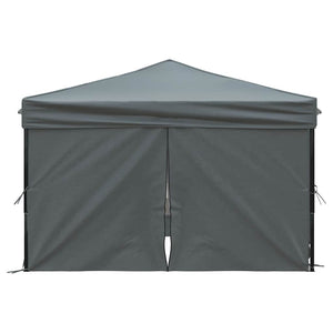 Tenda per Feste Pieghevole con Pareti Laterali Antracite 3x3 m 93523