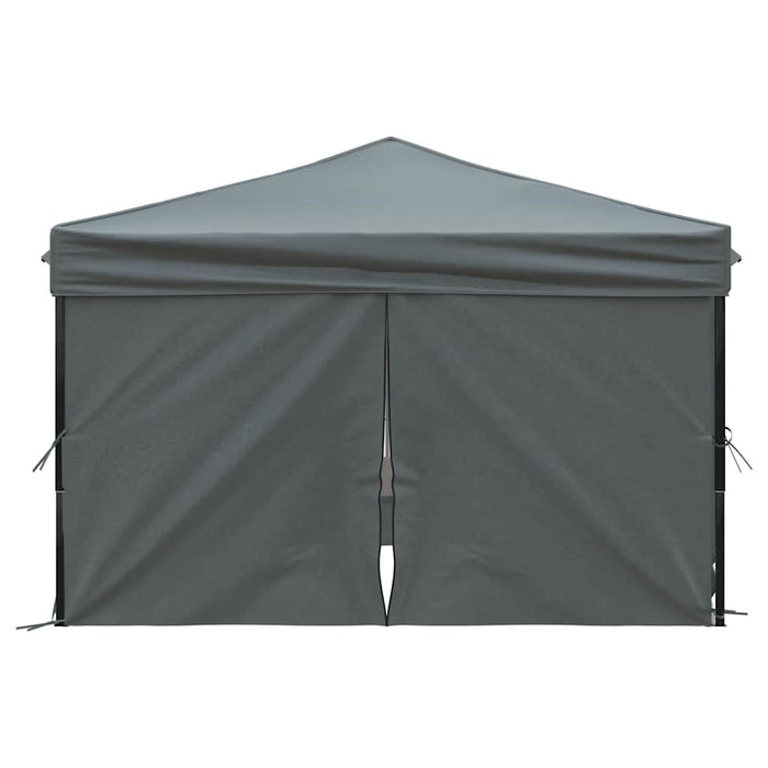 Tenda per Feste Pieghevole con Pareti Laterali Antracite 3x3 m 93523