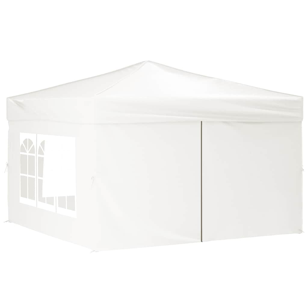 Tenda per Feste Pieghevole con Pareti Laterali Bianco 3x3 m 93524