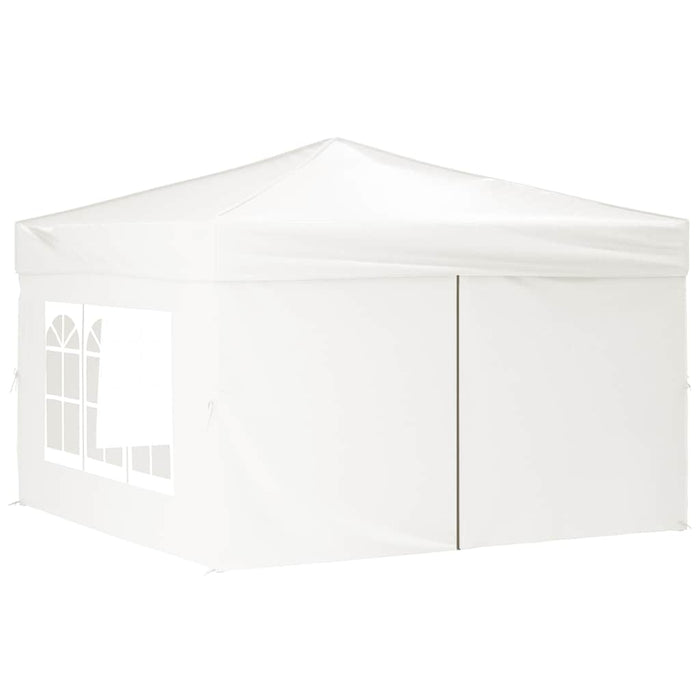 Tenda per Feste Pieghevole con Pareti Laterali Bianco 3x3 m 93524