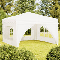 Tenda per Feste Pieghevole con Pareti Laterali Bianco 3x3 m 93524