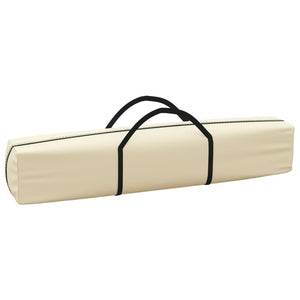 Tenda per Feste Pieghevole con Pareti Laterali Crema 3x3 m