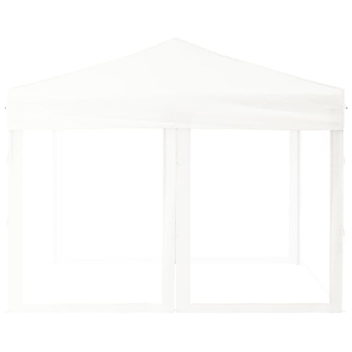 Tenda per Feste Pieghevole con Pareti Laterali Bianco 3x3 m 93531